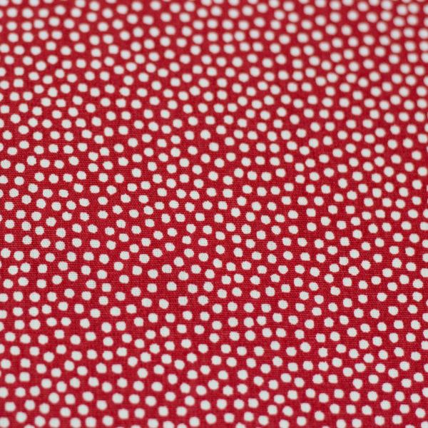 Baumwolle Dotty Burgundy/Weiß by Swafing